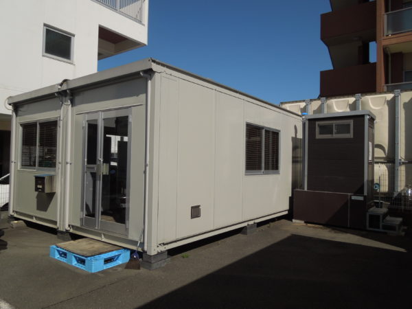 近隣対策　仮設トイレ